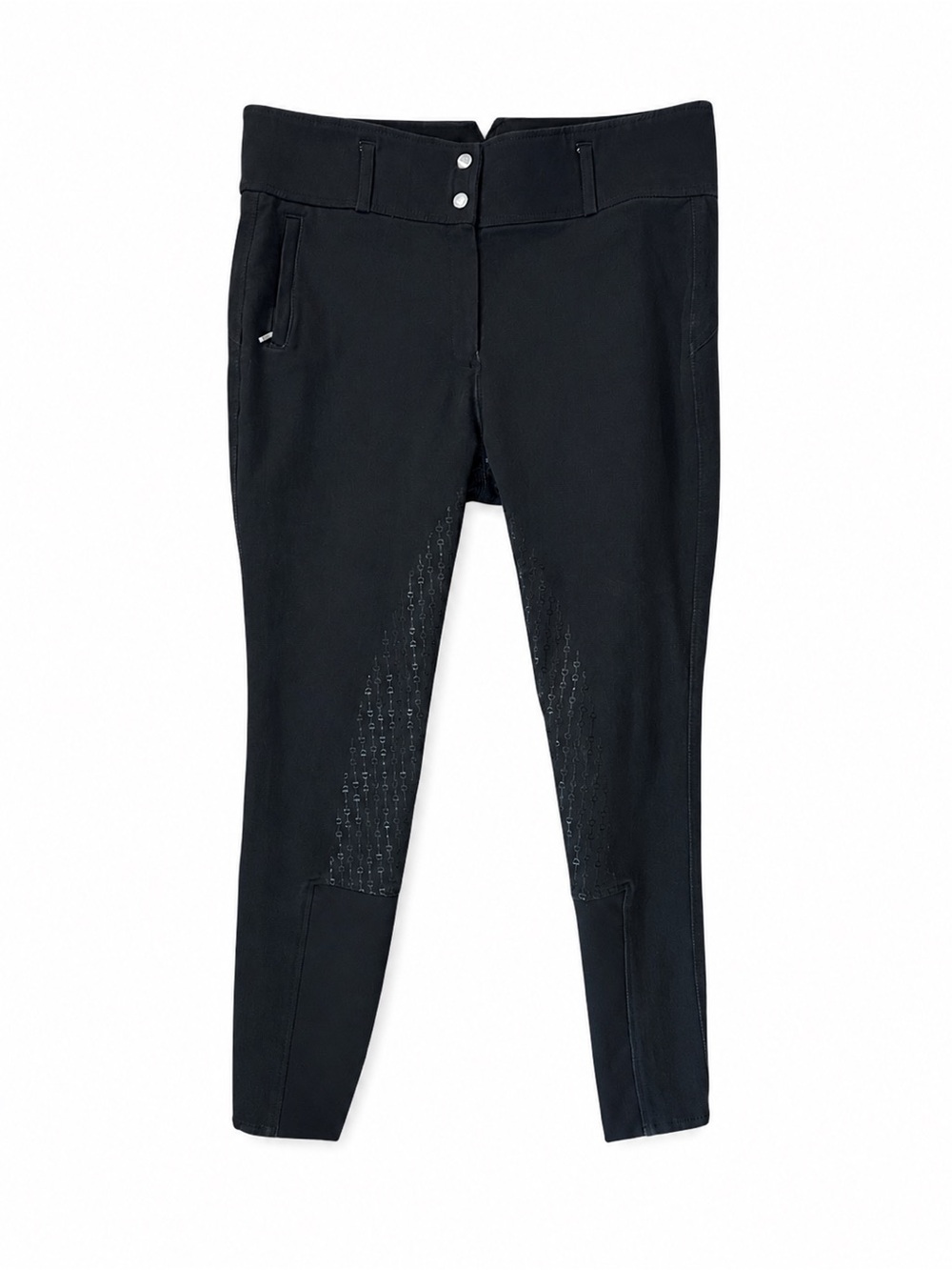 Horze Grand Prix Women's Full Seat Riding Breeches Black Silicone Grip Size 34